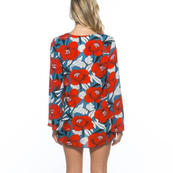 FLORAL TUNIC TOP - Picture 3 of 4